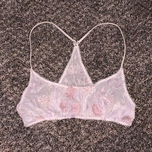 Embroidered Free People Bralette